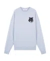Maison Kitsuné Fox Head Intarsia Comfort Jumper In White