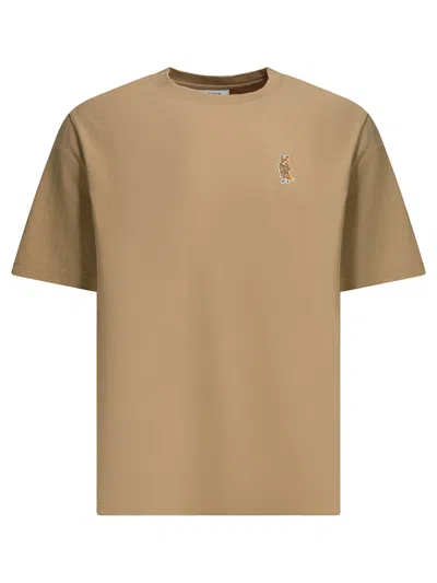 Maison Kitsuné Dressed Fox T-shirt In Brown