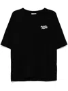 Maison Kitsuné Maison Kitsune Handwriting T Shirt Black In Multicolor