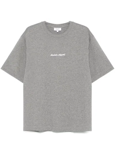 Maison Kitsuné Maison Kitsune Oversize T-shirt In Gray