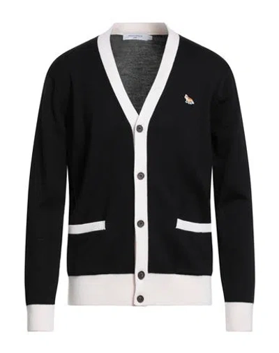 Maison Kitsuné Man Cardigan Black Size L Wool