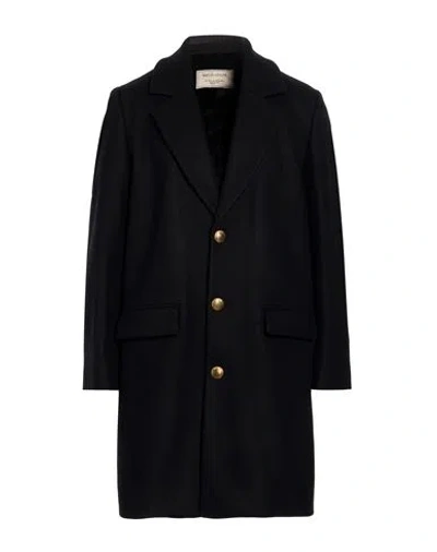 Maison Kitsuné Man Coat Black Size L Wool, Polyamide