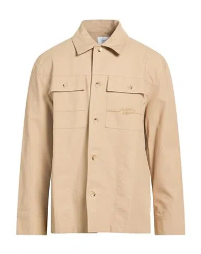 Maison Kitsuné Man Jacket Beige Size M Cotton In Neutral