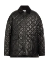 Maison Kitsuné Man Jacket Black Size L Polyester, Polyurethane In Black