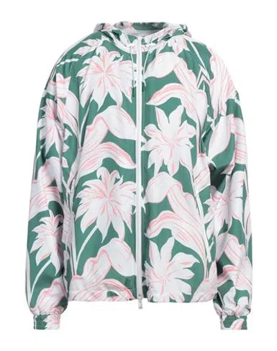 Maison Kitsuné Man Jacket Green Size L Polyester