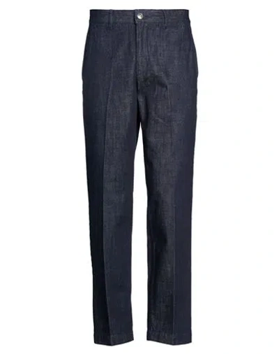 Maison Kitsuné Man Jeans Blue Size 30 Cotton