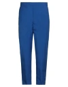 Maison Kitsuné Man Pants Bright Blue Size L Polyamide In Blue
