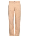 Maison Kitsuné . Man Pants Sand Size 32 Cotton In Beige