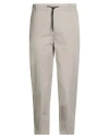 Maison Kitsuné Man Pants Taupe Size L Cotton In Gray