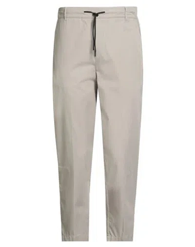 Maison Kitsuné Man Pants Taupe Size L Cotton In Gray