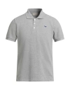 Maison Kitsuné Man Polo Shirt Grey Size S Cotton In Gray