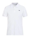 Maison Kitsuné Man Polo Shirt White Size Xs Cotton