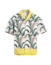 Maison Kitsuné Man Shirt Green Size L Cotton In Green