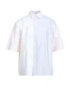 Maison Kitsuné Man Shirt Light Pink Size M Cotton In Black