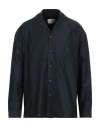 Maison Kitsuné Man Shirt Midnight Blue Size M Cotton