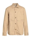 Maison Kitsuné Beige Comfort Fit Overshirt In Beige