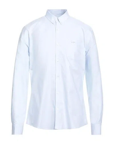 Maison Kitsuné Man Shirt Sky Blue Size 17 ½ Cotton