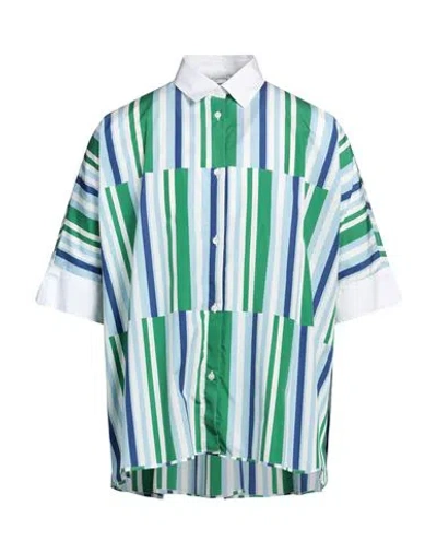 Maison Kitsuné Man Shirt Sky Blue Size M Cotton