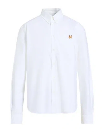MAISON KITSUNÉ MAISON KITSUNÉ MAN SHIRT WHITE SIZE 15 ¾ COTTON
