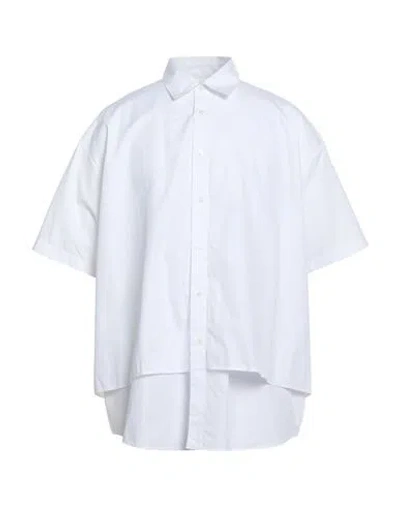 Maison Kitsuné Man Shirt White Size L Cotton