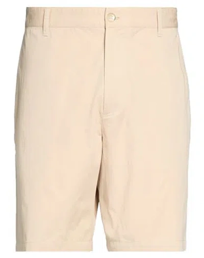 Maison Kitsuné Man Shorts & Bermuda Shorts Beige Size 30 Cotton In Brown