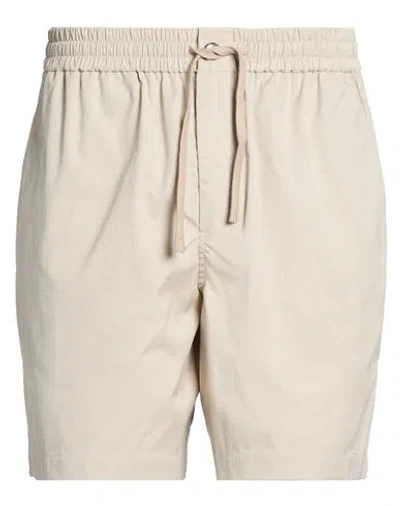 Maison Kitsuné Man Shorts & Bermuda Shorts Beige Size 30 Cotton, Polyester In Neutral