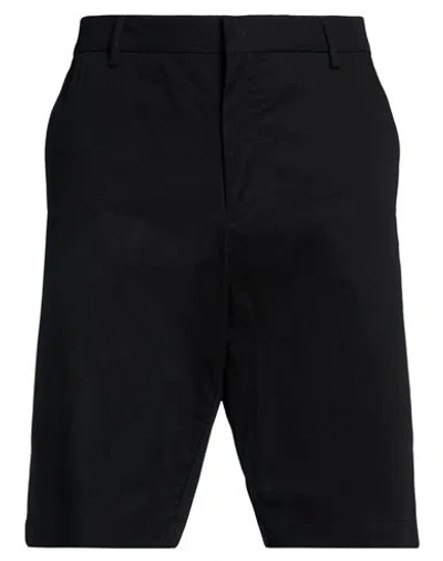 Maison Kitsuné Man Shorts & Bermuda Shorts Black Size 34 Cotton