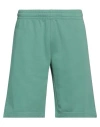 Maison Kitsuné Man Shorts & Bermuda Shorts Green Size Xl Cotton, Polyester In Green