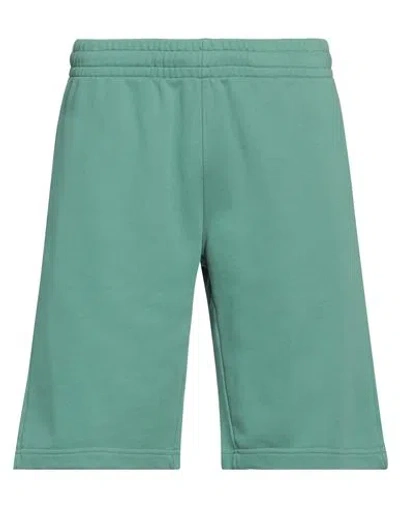 Maison Kitsuné Man Shorts & Bermuda Shorts Green Size M Cotton, Polyester In Black