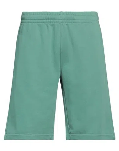 Maison Kitsuné Man Shorts & Bermuda Shorts Green Size Xl Cotton, Polyester