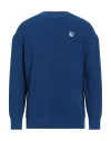 Maison Kitsuné Man Sweater Blue Size M Cotton