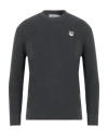 Maison Kitsuné Maison Kitsune 'bold Fox Head' Sweater In Gray
