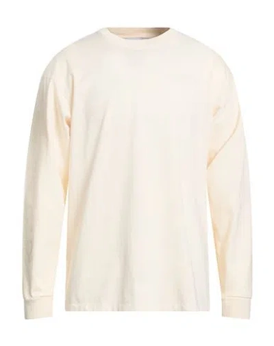 Maison Kitsuné Man Sweatshirt Beige Size S Cotton In Gray
