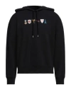 Maison Kitsuné Man Sweatshirt Black Size L Cotton