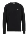 Maison Kitsuné Man Sweatshirt Black Size Xs Cotton