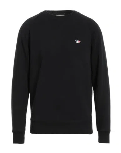 Maison Kitsuné Man Sweatshirt Black Size M Cotton