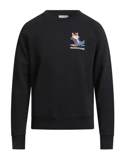 Maison Kitsuné Man Sweatshirt Black Size S Cotton