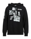 Maison Kitsuné Man Sweatshirt Black Size S Cotton, Wool In Black