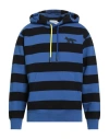 Maison Kitsuné Man Sweatshirt Blue Size M Cotton In Blue