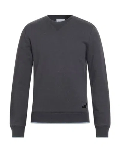 Maison Kitsuné Man Sweatshirt Charcoal Size S Cotton In Gray