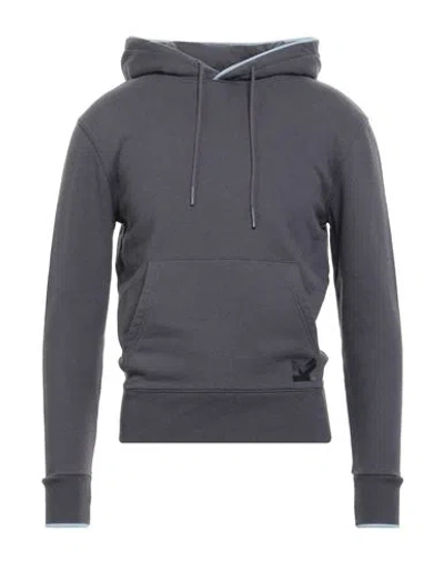 Maison Kitsuné Man Sweatshirt Charcoal Size Xs Cotton In Gray