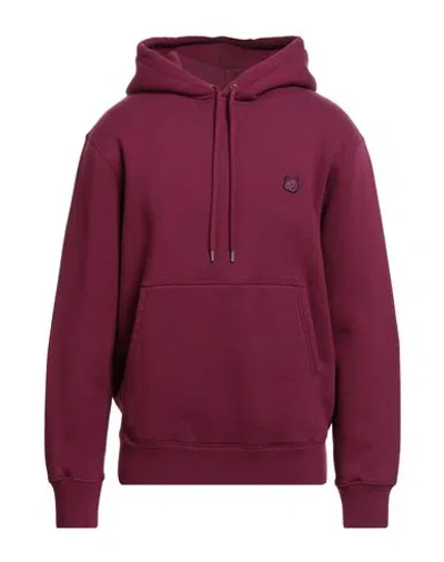 Maison Kitsuné Man Sweatshirt Garnet Size L Cotton In Red