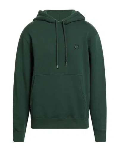 Maison Kitsuné Man Sweatshirt Green Size L Cotton