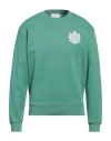 Maison Kitsuné Man Sweatshirt Green Size L Cotton, Polyester