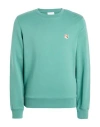 Maison Kitsuné Man Sweatshirt Green Size Xs Cotton