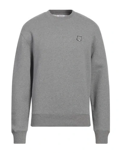 MAISON KITSUNÉ MAISON KITSUNÉ MAN SWEATSHIRT GREY SIZE XL COTTON