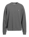 Maison Kitsuné Gray Bold Fox Head Patch Oversize Sweatshirt In Gray