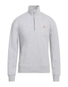 Maison Kitsuné Man Sweatshirt Light Grey Size L Cotton
