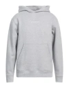 Maison Kitsuné Man Sweatshirt Light Grey Size M Cotton, Polyester