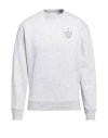 Maison Kitsuné Man Sweatshirt Light Grey Size L Cotton, Polyester